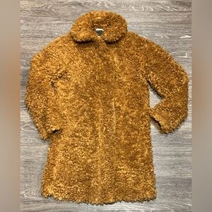 J. Crew Brown Teddy Coat